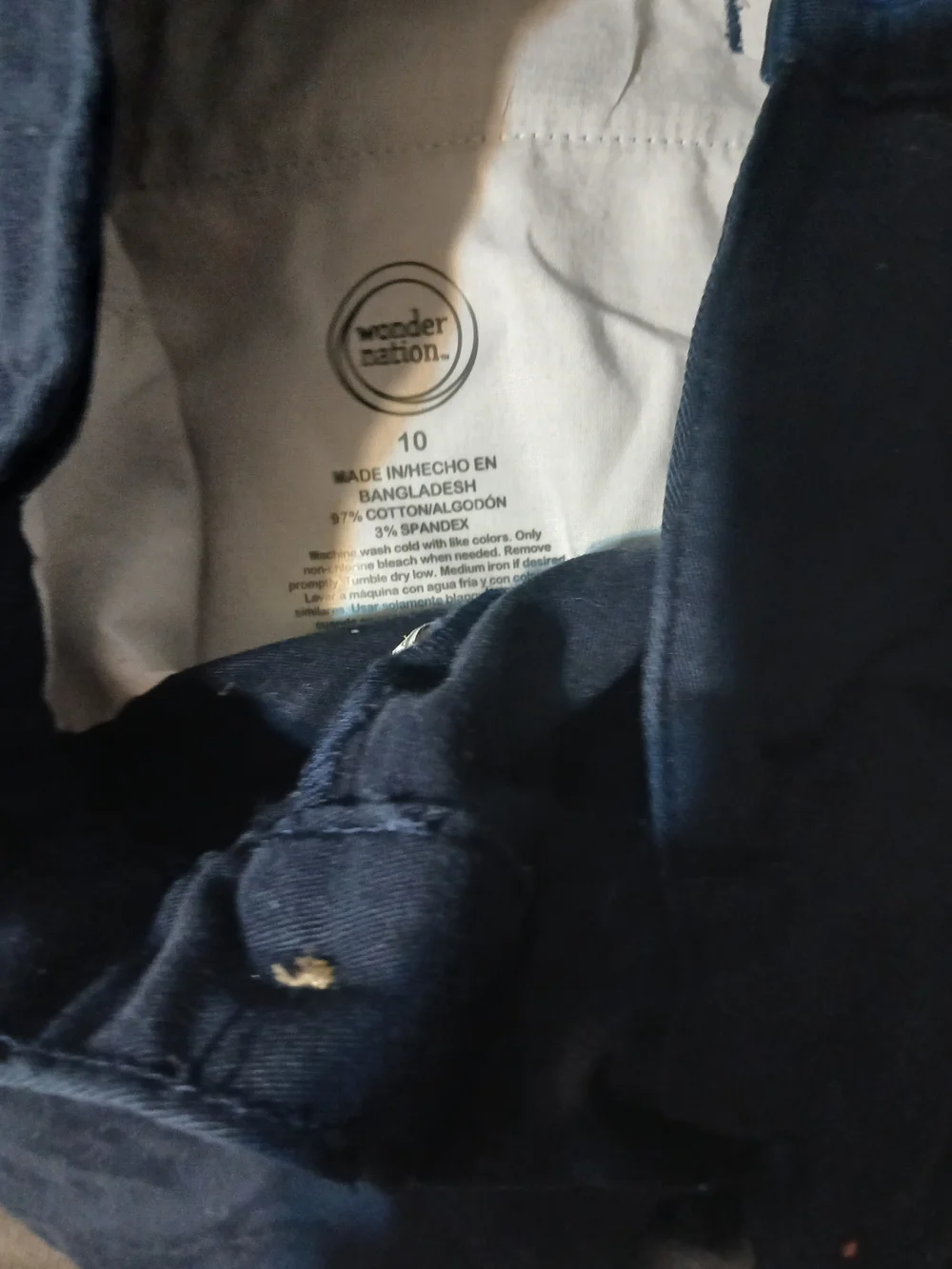 wonder nation Navy Blue Kids Casual Pants